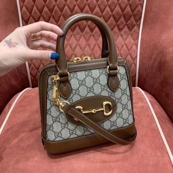 GUCCI Horsebit 1955 Top Handle Bag