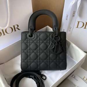 Lady Dior Bag Ultramatte Cannage Calfskin