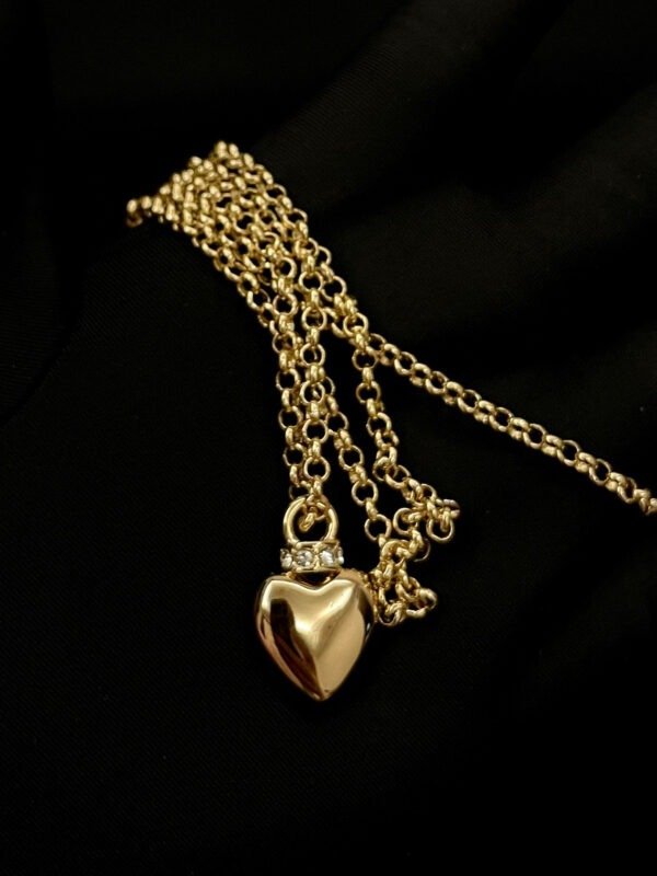 CHANEL 24P Heart Necklace