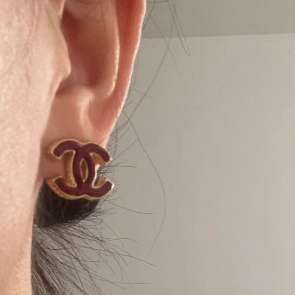 CHANEL Stud Earrings