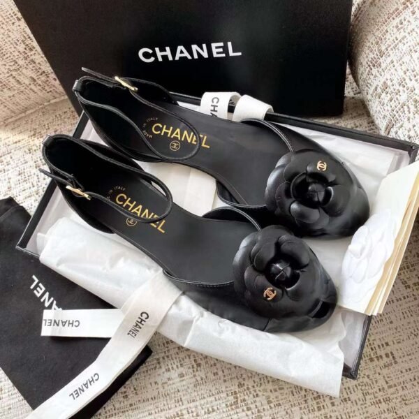 CHANEL Camellia sandals