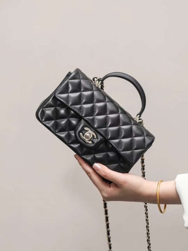 CHANEL  CF handle wrist bag