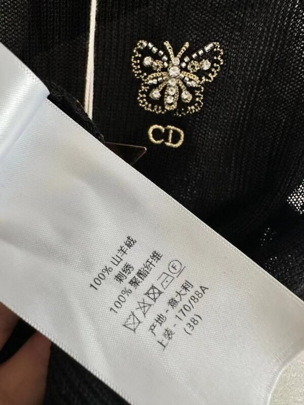 DIOR 24ss Cashmere embroidered vest