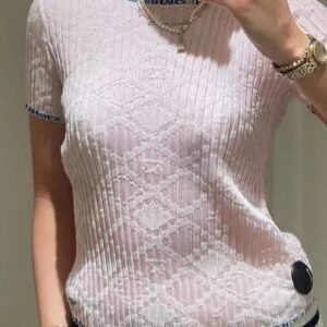 CHANEL 24ss Pink T-shirt