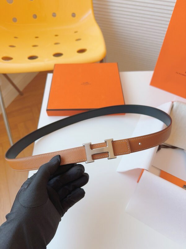 HERMES  EPSOM 24mm  Calfskin double-sided belt