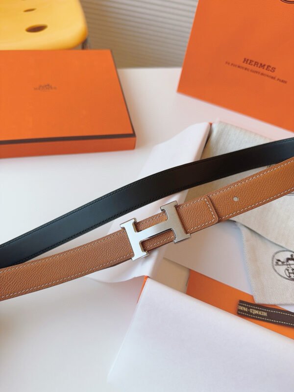 HERMES  EPSOM 24mm  Calfskin double-sided belt