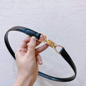 CELINE hook buckle TRIOMPHE  belt