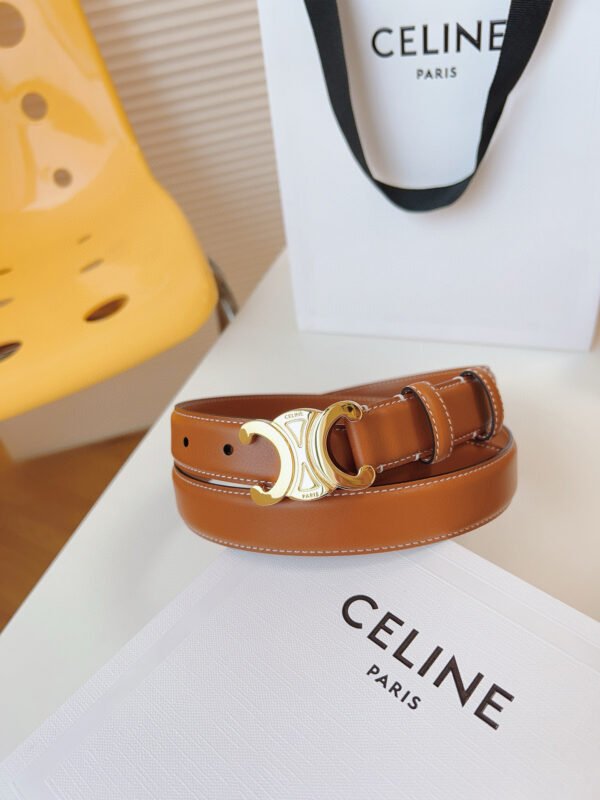 CELINE LOGO belt 25mm