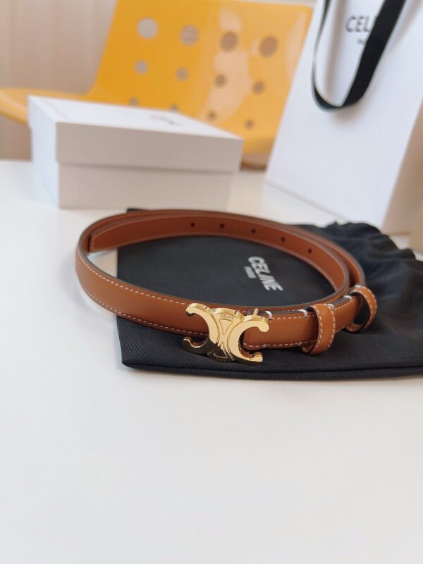 CELINE LOGO belt 18mm