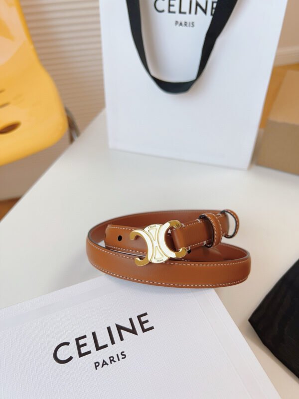 CELINE LOGO belt 18mm