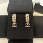 CHANEL 23S Rhinestones and ear earrings