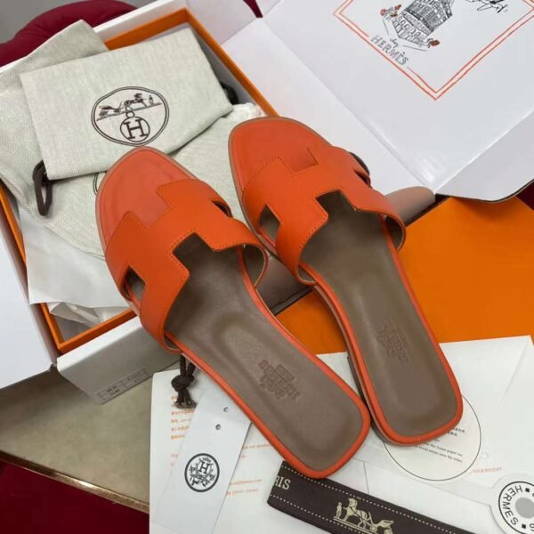 HERMES H LOGO sandal