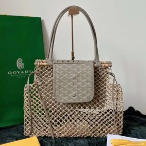 GOYARD ALIGRE Fishing net beach bag