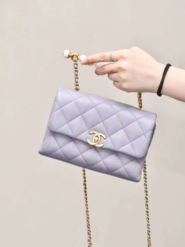 CHANEL Flap Bag with Top Handle