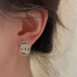 CHANEL Stud Earrings